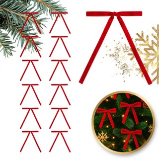 Kokardki, ozdoby świąteczne 13 x 18 cm, zestaw 12 szt. - WOZ39