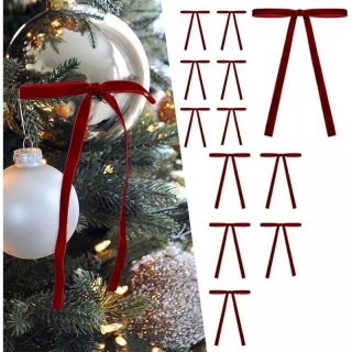 Kokardki, ozdoby świąteczne 13 x 18 cm, zestaw 12 szt. - WOZ39