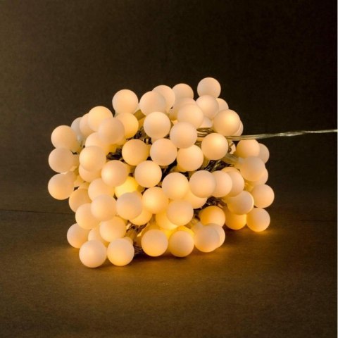 Światełka lampki kulki wewnętrzne/ zewnętrzne 71 LED Białe Ciepłe, 2 tryby LAMP46