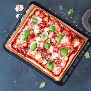 Blacha do pieczenia emaliowana 45,5x36x2,5 cm