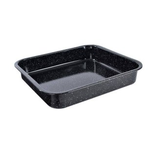 Brytfanna Emaliowana Prostokątna do Piekarnika Solidna ORION 34x24x4,5 cm