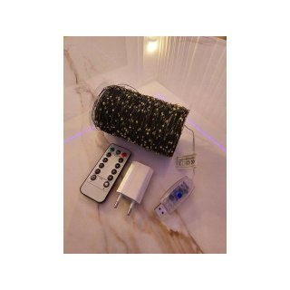 Zewnętrzne/ wewnętrzne lampki choinkowe drucik 1000LED 100m, multikolor LAMP35MULTI