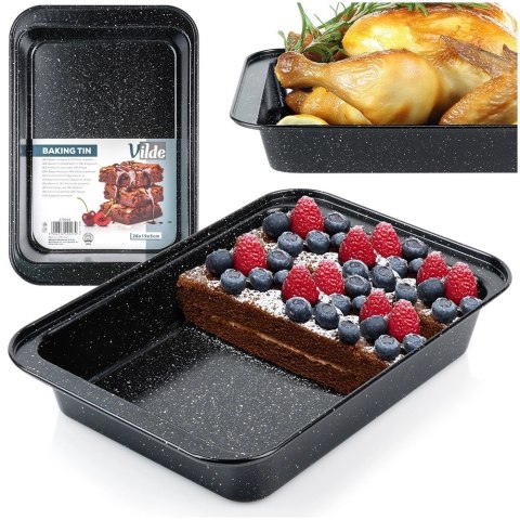 Brytfanna Granitowa VILDE 28 x 19 x 5 cm Stal Węglowa do 230°C