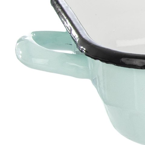 Brytfanna ORION Emaliowana LOUKA Niebieska 3,2 L 40 x 22 cm Kwiaty