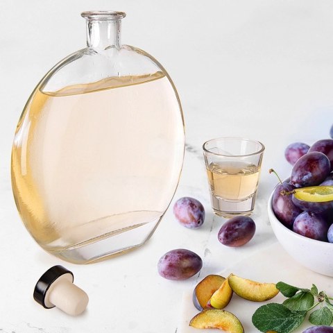 Butelka Szklana ORION 520 ml z Korkiem Karafka na Wodę Soki lub Wino