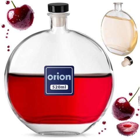Butelka Szklana ORION 520 ml z Korkiem Karafka na Wodę Soki lub Wino