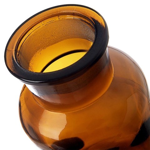 Butelka Szklana Retro 250 ml ORION Brązowa z Korkiem 14 x 6,5 cm