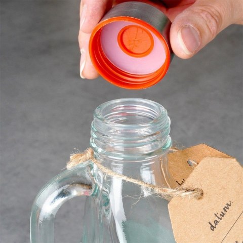 Butelka Szklana z Uchwytem ORION 550 ml Szczelna Retro do Zmywarki