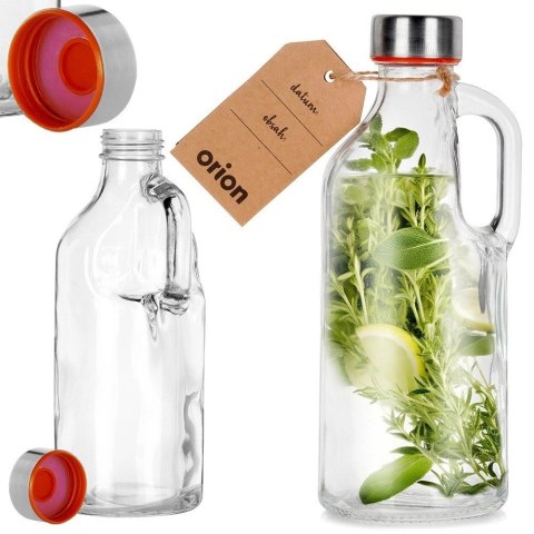 Butelka Szklana z Uchwytem ORION 550 ml Szczelna Retro do Zmywarki