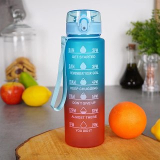 Butelka na Wodę EXCELLENT HOUSEWARE 1 L Motywująca z Podziałką Ombre