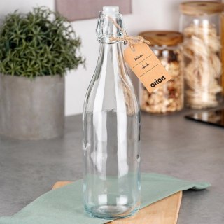 Butelka z Klipsem Szklana ORION 1 L Szczelna Retro Przezroczysta