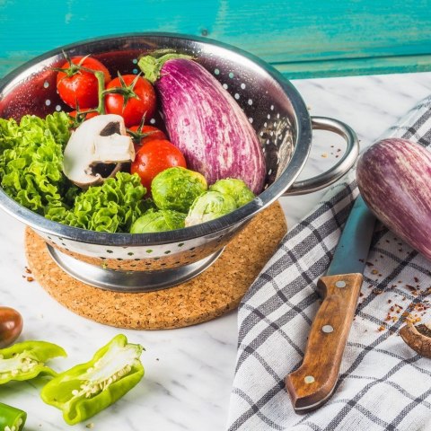 Cedzak Kuchenny Stalowy ORION 28 cm