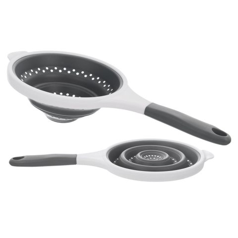 Cedzak Sitko z Uchwytem Kuchenne Silikonowe Składane Solidne ORION 20 cm
