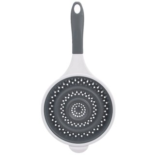 Cedzak Sitko z Uchwytem Kuchenne Silikonowe Składane Solidne ORION 25,5 cm