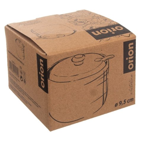 Cukierniczka Cukiernica z Pokrywką Łyżeczką Porcelanowa Biała ORION 10 cm