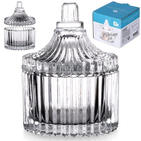 Cukierniczka Szklana EXCELLENT HOUSEWARE 80 ml Kryształowa z Pokrywką