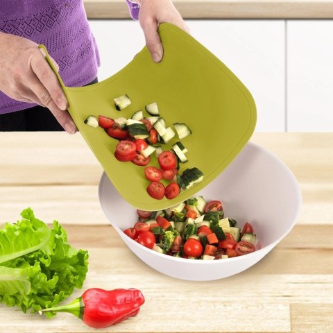 Deska do Krojenia Elastyczna ORION ELA 33,5 x 23cm Zielona Mata do Zmywarki