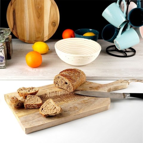 Deska do Krojenia Serwowania Przekąsek Drewniana Solidna VILDE 50,5x24,5 cm