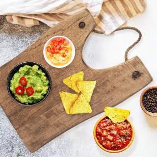 Deska do Krojenia Serwowania Przekąsek Przystawek Drewniana ORION 40,5x28cm