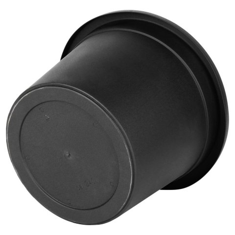 Doniczka Ogrodowa Duża Okrągła VILDE 39 cm Czarna Odporna na Deszcz