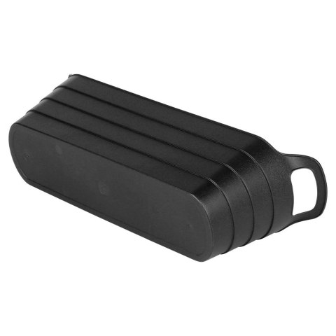 Doniczka Ogrodowa Podłużna VILDE 44,5 cm Czarna z Wygodnymi Uchwytami