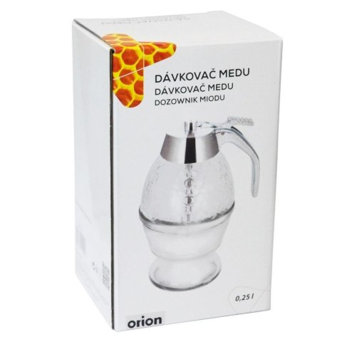 Dyspenser do Syropu Miodu Szklany Dozownik ORION 250 ml