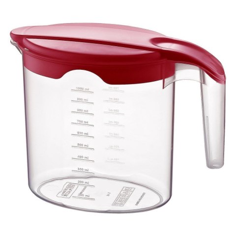 Dzbanek Plastikowy ORION 1 L z Pokrywką i Miarką Przezroczysty na Napoje