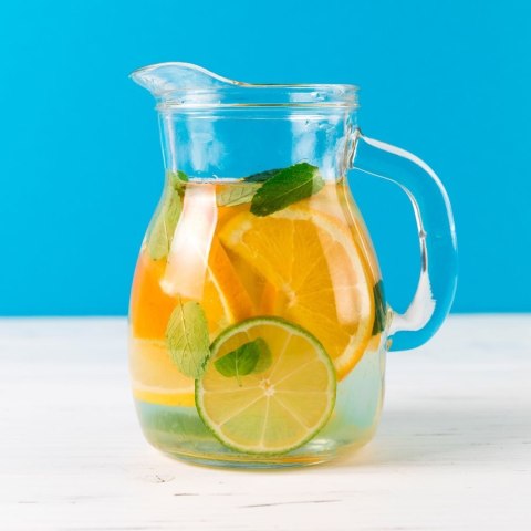 Dzbanek Szklany ORION 500 ml z Uchem i Dzióbkiem do Napoju i Sosów