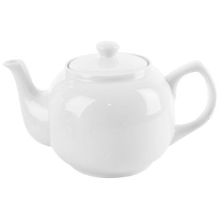 Dzbanek do Zaparzania Kawy Herbaty Porcelanowy Biały Solidny ORION 1,7 L