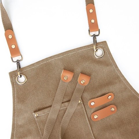 Fartuch Kuchenny do Gotowania Grillowania Wiązany Męski ORION 68 x 74 cm