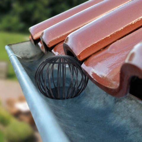 Filtr do Rynny Koszyczek PROGARDEN Czarny Plastik z Sitkiem 2 szt.