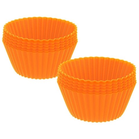 Foremki do Muffinek Silikonowe ORION SILLINIE 5,5 cm do Piekarnika 12 szt.
