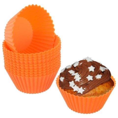 Foremki do Muffinek Silikonowe ORION SILLINIE 5,5 cm do Piekarnika 12 szt.