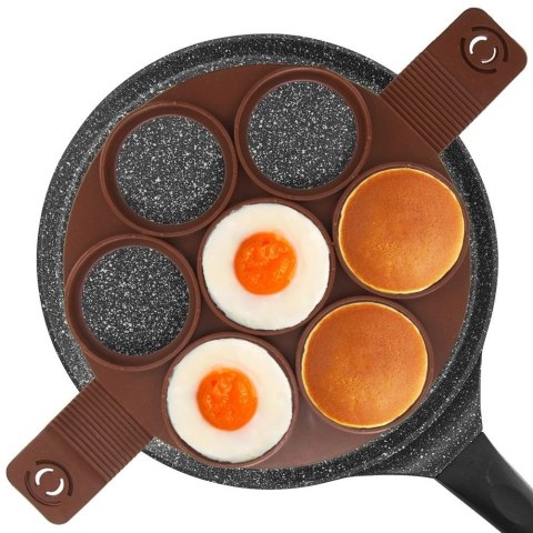 Forma do Jajek ORION SILLINIE Silikonowa 24 cm na 7 szt. Okrągła