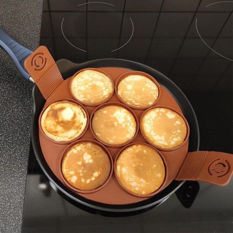 Forma do Jajek ORION SILLINIE Silikonowa 24 cm na 7 szt. Okrągła