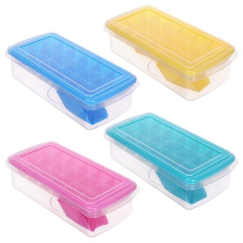 Forma do Kostek Lodu EXCELLENT Pojemnik Łopatka Silikonowe Dno 18 szt.