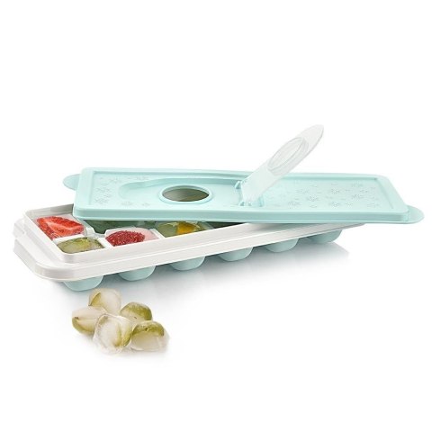 Forma do Kostek Lodu ORION z Pokrywką Silikonowe Dno 12 szt.