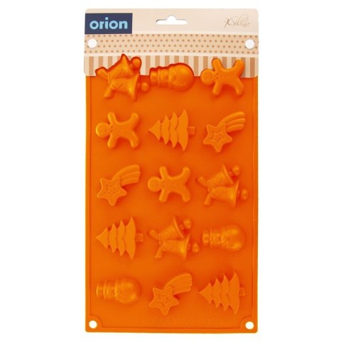 Forma do Pieczenia 15 Ciastek Świąteczna Silikonowa Solidna ORION 29 x 17cm
