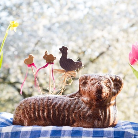 Forma do Pieczenia ORION Baranek Wielkanocny Ceramiczna Glazurowana