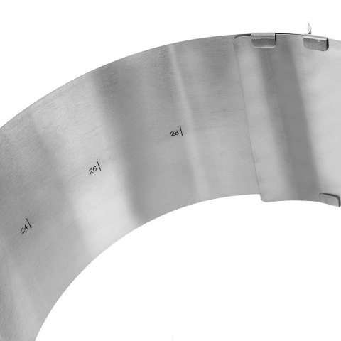 Forma do Pieczenia Regulowana Stalowa do Ciast Tortów Solidna ORION 16-30cm