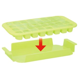 Forma Tacka do Kostek Lodu Silikonowa Zielona 32 Kostki ORION 2 szt.