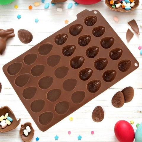 Forma do Pralin ORION SILLINIE Jajka Silikonowa Wielkanoc na 30 Wypieków
