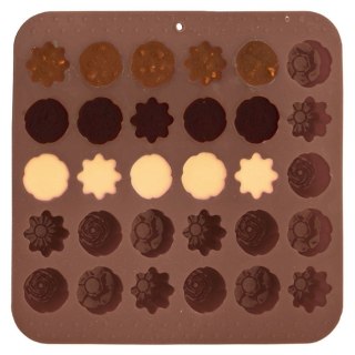 Forma do Pralin ORION SILLINIE Kwiaty Silikonowa na 30 szt. do Zmywarki