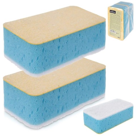 Gąbka Kuchenna ORION 2 szt. Dwustronna Ircha Delikatna bez Rysowania