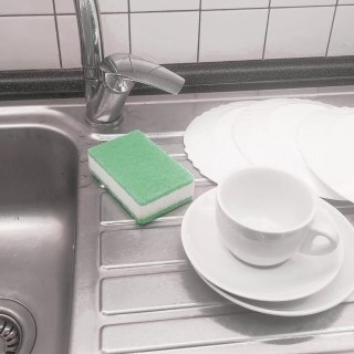 Gąbka Kuchenna ORION 3 szt. Trójwarstwowa Chłonna bez Rysowania