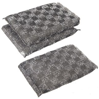 Gąbka Kuchenna ORION 3 szt. Typu Druciak Wytrzymała Chłonna do Garnków