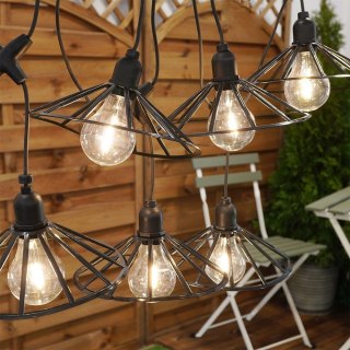 Girlanda Ogrodowa Żarówki Lampki Świąteczne VILDE LED 5,5 m 6 szt.
