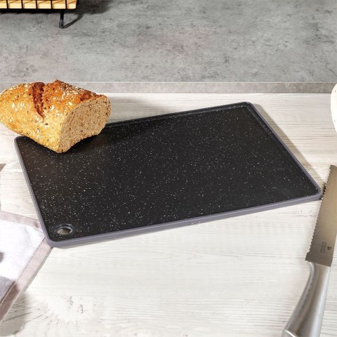 Granitowa Deska do Krojenia Antypoślizgowa Czarna EXCELLENT HOUSEWARE