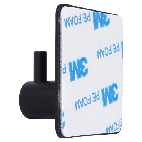 Haczyki Wieszaki Samoprzylepne Stalowe Czarne Solidne na Ścianę VILDE 4 szt