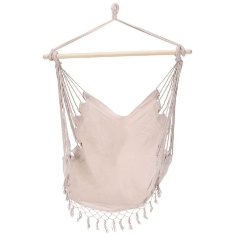 Hamak Brazylijski Podwieszany Fotel Grafitowy z Poduszką ProGarden 95 cm